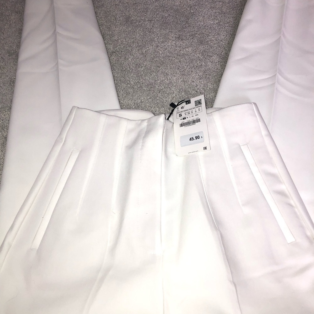 NWT ZARA HIGH WAISTED PANTS